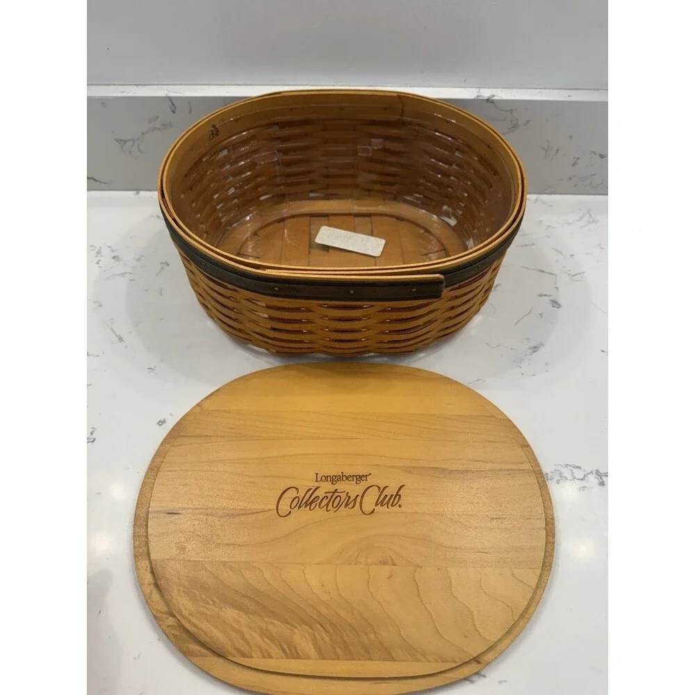 Longaberger Collectors Club Harmony Stackable Baskets & Protectors Set